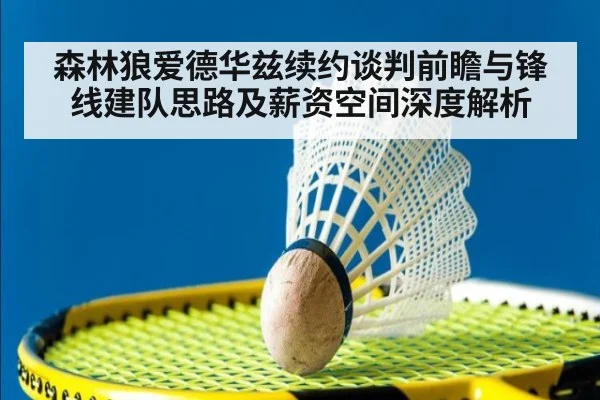 森林狼爱德华兹续约谈判前瞻与锋线建队思路及薪资空间深度解析